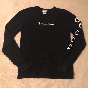 Champion Black and White Long Sleeve